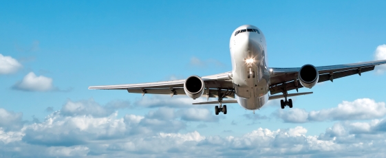 Image of the nose of a plane